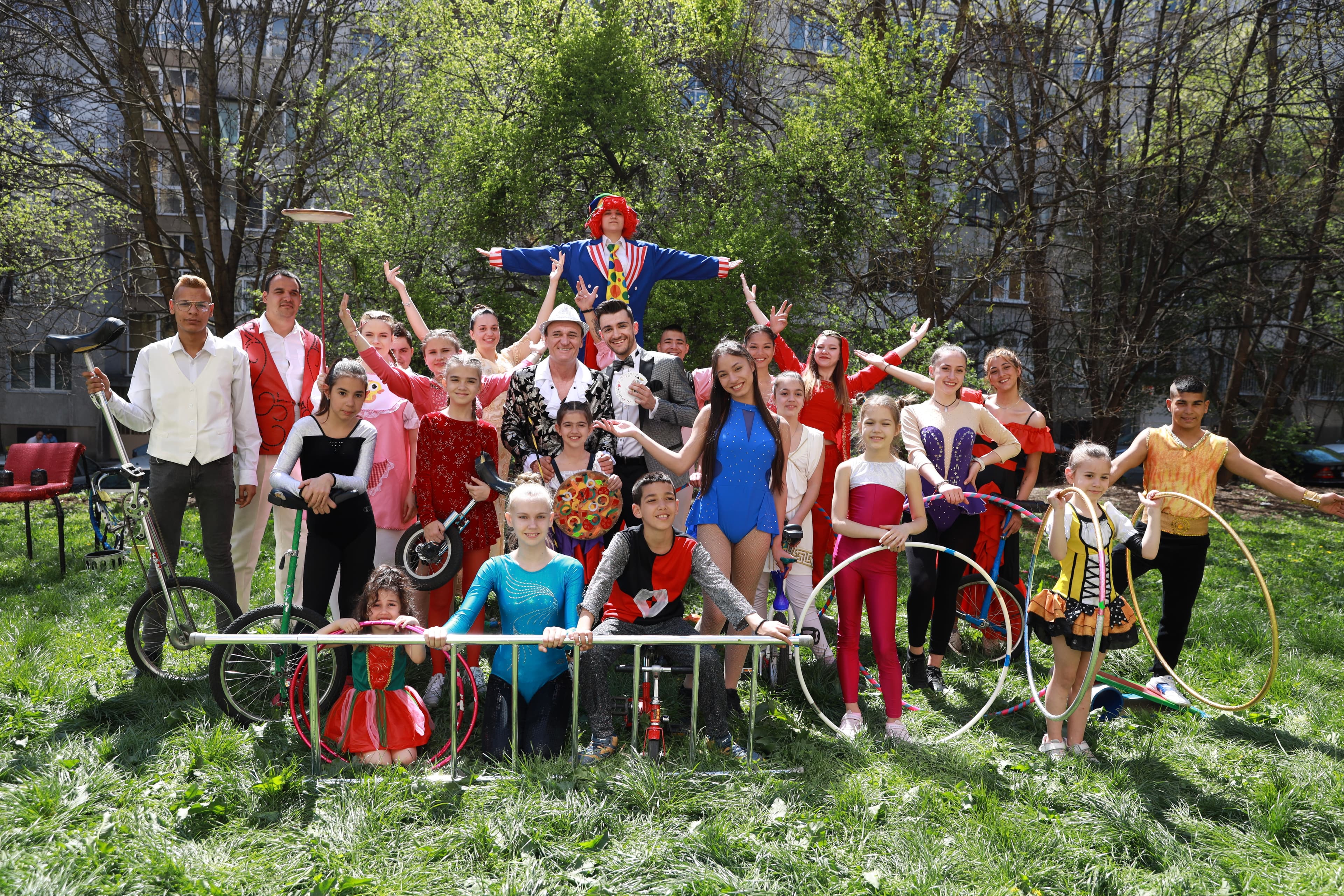 Цирково училище — тренировки